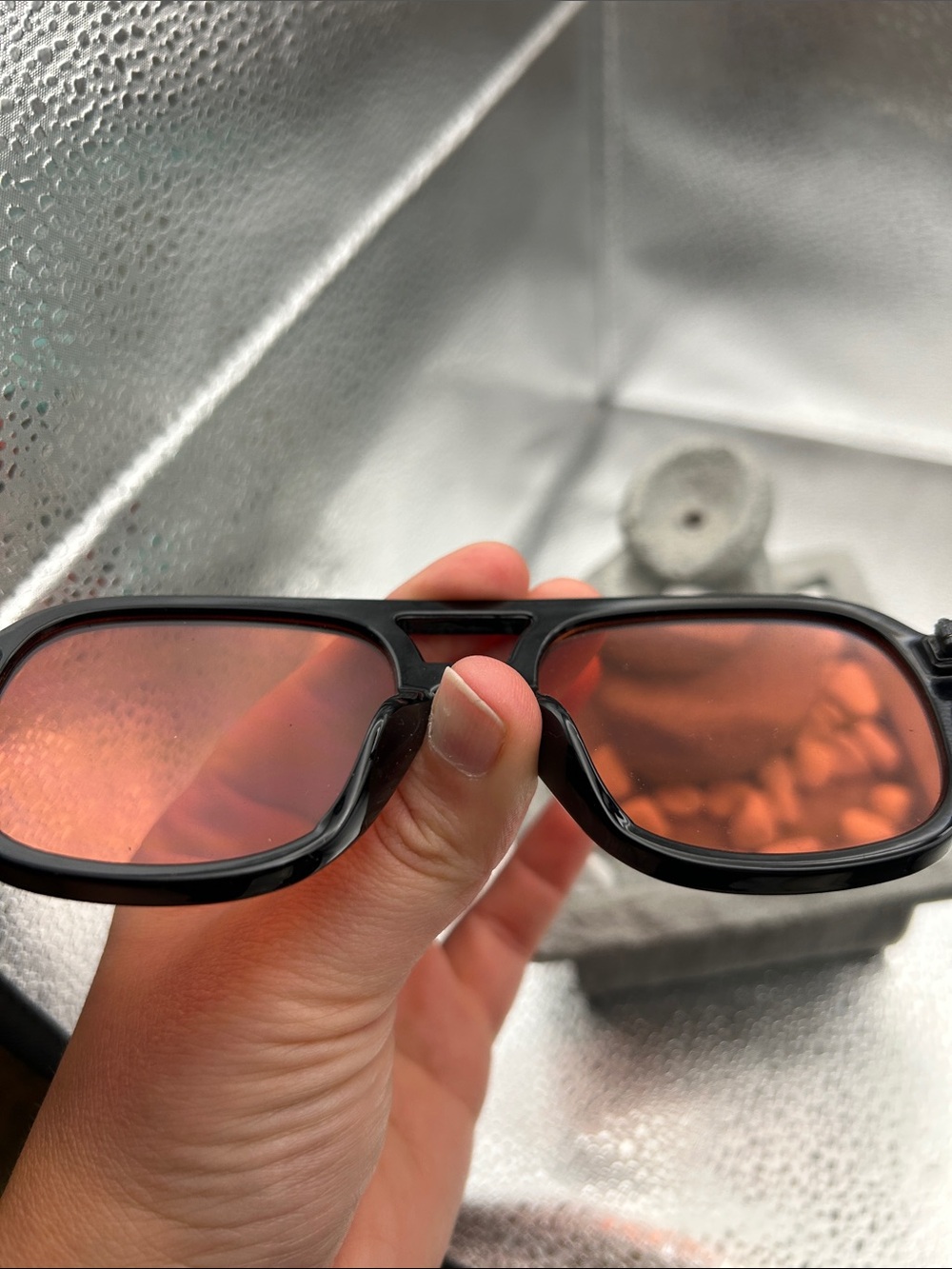 AIRE Whirlpool Sunglasses - Black, Aviator, Unisex, 70s Hollywood Style - Picture 6 of 9